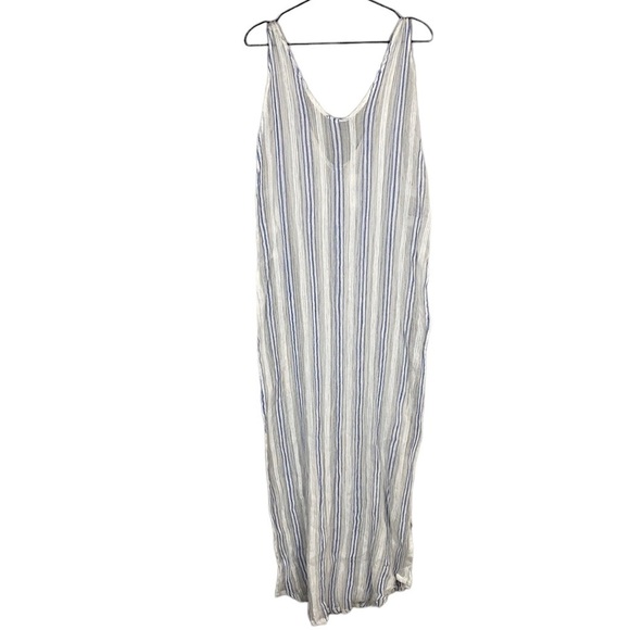 Vitamin A striped maxi swim coverup - Picture 1 of 6